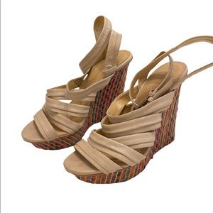 Enzo Angiolini multi color wedge